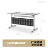 Mesa larga plegable premium, mesa de capacitación de personal, escritorio de oficina móvil, mesa de conferencias, escritorio y silla multifuncionales, escritorio y silla de capacitación