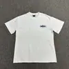 Comércio Exterior Transfronteiriço Atacado Série Básica Marca Tendência Camiseta de Manga Curta com Estampa de Logo de Letra Fantasma