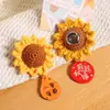 Regalo de Graduación Que Ganó el Primer Lugar: Broche Accesorio de Girasol Artificial Tejido a Mano, Regalo para Animar el Examen de Ingreso a la Preparatoria