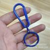 Pintura de color calabaza forma hebilla de montañismo carácter 8 30 anillo plano giratorio pintura de color bluetooth auricular colgante