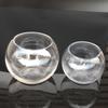 Criativo transparente tanque de peixes de vidro soprado vaso de vidro aquário hidropônico ornamentos de decoração de casa atacado