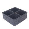 Caja de Almacenamiento de Artículos Varios de Fieltro de Una Pieza Clasificación de Escritorio Almacenamiento de Snacks Llaves Objetos Pequeños Juego Multifuncional de Cinco Piezas