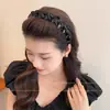 Diadema de Peluche Dentada para Otoño e Invierno para Mujer, Diadema Versátil Antideslizante Accesorio para el Cabello, Pinza para el Cabello de Niña Estilo Coreano, Accesorio para el Cabello de Gama Alta
