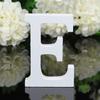 27 letras 8CM de altura ornamentos de letras em inglês de madeira branca e decoração de casamento para casa adereços de tiro &amp;-S
