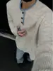 Nuevos Suéteres de Punto Estilo Americano para Hombres y Mujeres en Otoño e Invierno, Suéteres de Cuello Lazy Henry, Prendas Superiores y Chaquetas Pullover para Parejas