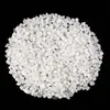 Pulseira de Pedrinhas de Cristal Branco Translúcido Natural do Mar da China Oriental, Pedra Desmagnetizante, Pedra Decorativa para Aquário e Vaso de Flores, Pedra de Oferta Mandala