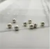 Prata 925 Pé Prata Contas Vazadas Não Porosas Acessórios para Joias DIY de Prata Contas Leves Contas Vazadas Venda por Atacado Direta da Fábrica