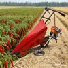 Colheitadeira agrícola soja pimenta milho colheitadeira pequena multifuncional máquina de corte de palha a gasolina máquina de pimenta