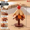 Tapete Isolante Térmico para Árvore de Natal Uma Árvore Madeira Maciça Porta-Copos Anti-Queimadura Resistente a Altas Temperaturas Tapete para Panela de Mesa de Jantar Tapete para Tigela Ornamento Criativo de Mesa