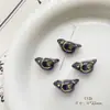 Cuentas de Cristal Checo Pintadas en Oro Doméstico Retro Caracol Pájaro Flor de Durazno Material Hecho a Mano Pulsera Cadena de Teléfono Móvil Accesorios de Joyería