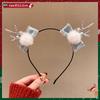 Bonita diadema de oso de peluche, regalo navideño, diadema, decoración navideña, tarjeta para el cabello, joyería con foto, accesorios para el cabello para mujeres