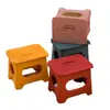Banqueta pequena dobrável portátil para adulto, ao ar livre, pesca, uso doméstico, para trocar sapatos de bebê, banqueta baixa, banqueta pequena criativa, banqueta dobrável