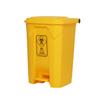 Bote de basura médico de pedal de plástico hospital clínica cubo de almacenamiento de residuos engrosado bote de basura para exteriores Hogar