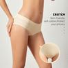 Nuevo Estiramiento Pliegue Vientre Pequeño Sexy Diseño Cintura Baja Sin Marcas Agradable a la Piel Entrepierna de Algodón Suave Esponja Pantalones Cadera Gruesa