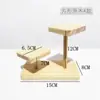 Estante de Almacenamiento de Madera Maciza Figura Estilo Japonés Soporte de Exhibición para Accesorios Joyería Pendiente Anillo Portador Fotografía de Muñecas Estante de Madera de Múltiples Niveles