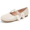 Zapatos Mary Jane 2024 Primavera y Verano Versátiles Zapatos Planos Bajos para Combinar con Faldas Mocasines de Talla Grande para Mujer Tacón Plano