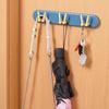 Soporte de Almacenamiento para Cepillo de Dientes Eléctrico Colgante de Pared Sin Perforaciones Soporte Colgante de Pared Inodoro Almacenamiento para Cepillos de Dientes de Pareja Soporte para Cepillos de Dientes