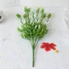 Simulación Flor Artificial de Lavanda Flor Artificial Flor de Plástico Planta Artificial de Simulación Flor de Espiga de Trigo Paisajismo