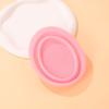 Escova de lavagem dobrável de silicone, almofada de limpeza para pincéis de maquiagem, esponja de limpeza para pincéis, tigela para limpeza de beleza, ferramenta de ovo de beleza, tigela portátil para máscara