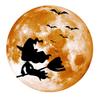 Serie Luna Luminosa Hongyan Lindas Niñas Voladoras Decoración para Habitación Infantil Jardín de Niños Fiesta de Halloween Q015