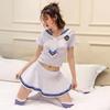 Lingerie Fumaça Persistente Uniforme Sexy Traje Tentador Vestido de Estudante Puro e Bonito Vestido de Marinheiro Corpo Apertado