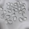 Decoración para Uñas de Arte con Pedrería Blanca Glaciar de Fondo Puntiagudo Transparente Semitransparente Corazón Descentrado Diamante Nude Rock Candy Accesorios para Uñas DIY Al Por Mayor
