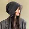 Chapéu de Pelúcia com Orelhas de Cachorro Peludo para Mulheres no Outono e Inverno, Proteção contra Frio, Proteção Auricular, Aquecimento, Versátil e que Mostra o Rosto, Pequeno Chapéu de Tricô