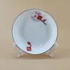 Suministro de Fuente Plato de Fruta Chino Moderno Plato de Cerámica para Pastel y Postre Plato de Vajilla para el Hogar Plato de Fruta Plato para Desayuno