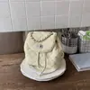 Mochila de Cadena de Alta Gama Transfronteriza para Mujer 2025 Nueva Moda Bolso de Mano Acolchado Bolso Escolar Pequeño Casual