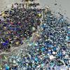 Ventas Directas de Fábrica Lentejuelas Láser Ultra Delgadas Deslumbrantes para Uñas Maquillaje de Escenario Piezas Reflectantes de Colores Polvo de Brillo Decoración de Escenario