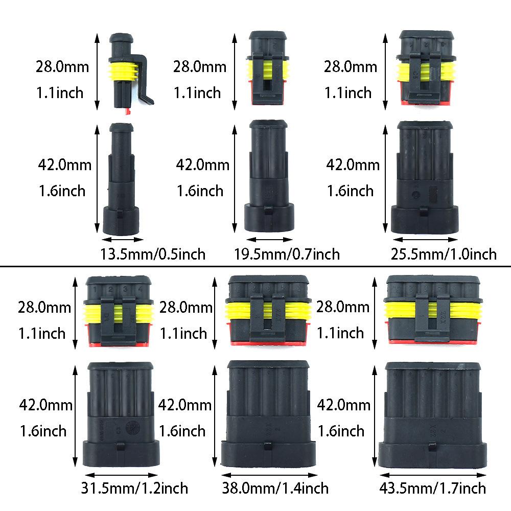 254352 Auto Cabo Conectores Rápidos Soquete À Prova D'Água Selado 1 2 3 4 5 6 Pino Barco Fio Elétrico Conector Bloco Plugue Para Carros5.png