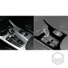 Adecuado para BMW X3 F25 F26 11-17 juego completo de interruptor de logo de volante interior de fibra de carbono negro piano