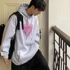 Sudadera con capucha de nuevo diseño de otoño 2023 con corazón Dongdong Chaqueta de otoño e invierno para hombre Ropa de pareja Camiseta base W3004