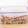 Caixa de Armazenamento para Geladeira Tipo Gaveta Caixa de Armazenamento de Plástico Transparente Doméstico Cozinha Caixa de Armazenamento para Alimentos Congelados
