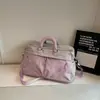 Bolsa de Viagem Impermeável de Nylon, Unissex, Bolsa de Mão e Bolsa Transversal de Grande Capacidade, Bolsa de Bagagem para Viagens de Negócios de Curta Distância, Esportes e Fitness