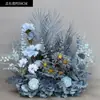 Novo Suporte de Chão para Flores de Casamento 50cm Flores Realistas Decoração de Casamento Arranjo de Flores Palco T Flores para Corredor Flores Artificiais de Casamento