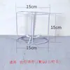 Estrutura para Abajur DIY Tecelagem com Corda Artesanal Arte em Corda Abajur Suporte de Lâmpada Luminária de Mesa Redonda Quadrada Metal Ferro Estrutura Acessórios