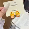 Lindo pasador de capibara, mini pinza de pico de pato, dulce accesorio de dibujos animados para el flequillo o el lateral del cabello para estudiantes
