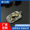 Llavero de Carpa Yuelong Gate de Latón Koi para Hombre Colgante para Llaves de Coche Anillo Colgante de Metal Creativo