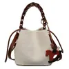 Bolso de Cubo de Moda Más Vendido de Este Año para Mujer Verano 2025 Estilo Coreano Bolso Versátil de Hombro Cruzado