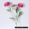 Flores de Peônia Artificiais de Alta Qualidade com 3 Cabeças, Flores de Lótus de Veludo, Enfeites para Decoração de Casa, Flores Artificiais, Flores Artificiais para Transmissão ao Vivo Atacado