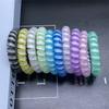 Pulsera Grande Luminosa Goma para el Cabello Anillo para el Cabello de Cable Telefónico Cuerda para la Cabeza Banda Elástica Tienda de un Dólar Dos Dólares Accesorios para el Cabello Tocado