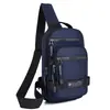 Bolso de Pecho para Hombre Multifuncional Transfronterizo Nuevo Estilo Casual de Hombro Cruzado Bolso Cruzado para Exteriores Repelente al Agua Bolso de Pecho de Moda Bolso tipo Sling