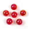 Novas Contas Redondas Acrílicas com Furo Passante Cor Gelatina Translúcida para Miçangas DIY Caneta de Miçangas Chaveiro Enfeites Acessórios Contas Soltas