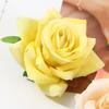 Flor Artificial de Rosa de Aproximadamente 6.5 cm Hecha de Tela Afelpada, Flor Decorativa, Ramillete, Arco de Flores, Decoración Floral, Decoración de Boda