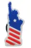 Serie del Día de la Independencia Charms para Zapatos de Madera Decoraciones para Zapatos DIY Accesorios para Zapatos Broches de Goma Suave de PVC