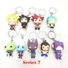 Popular Anime Dragon Ball Z Llavero de Silicona Periférico Dragon Ball Super Universo Lindo Colgante Accesorios Goku