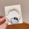 Laços de Cabelo Frescos e Fofos com Tema de Gato para Mulheres, Elásticos de Cabelo de Alta Elasticidade Que Não Danificam o Cabelo, Cordas de Cabelo, Elásticos de Borracha, Acessórios de Cabelo
