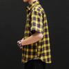 2024 Verano Japonés Nuevo Camisa de Manga Corta a Cuadros para Hombre Guapo Moda Juvenil Casual Camisa Cárdigan al por Mayor