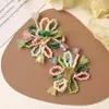 Original Estilo Bosque Campo Verde Pastoral Jardín Flor de Arroz Racimo Flor Flor de Arroz Flor de Zapato Gelatina Zueco Accesorio para Cabello Pasador de Cabello Flor de Zapato